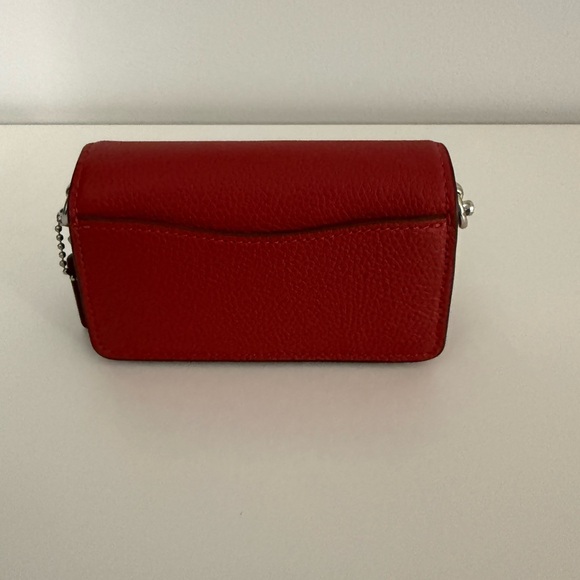 COACH Polished Pebble Leather Tabby 12 - Picture 3 of 5